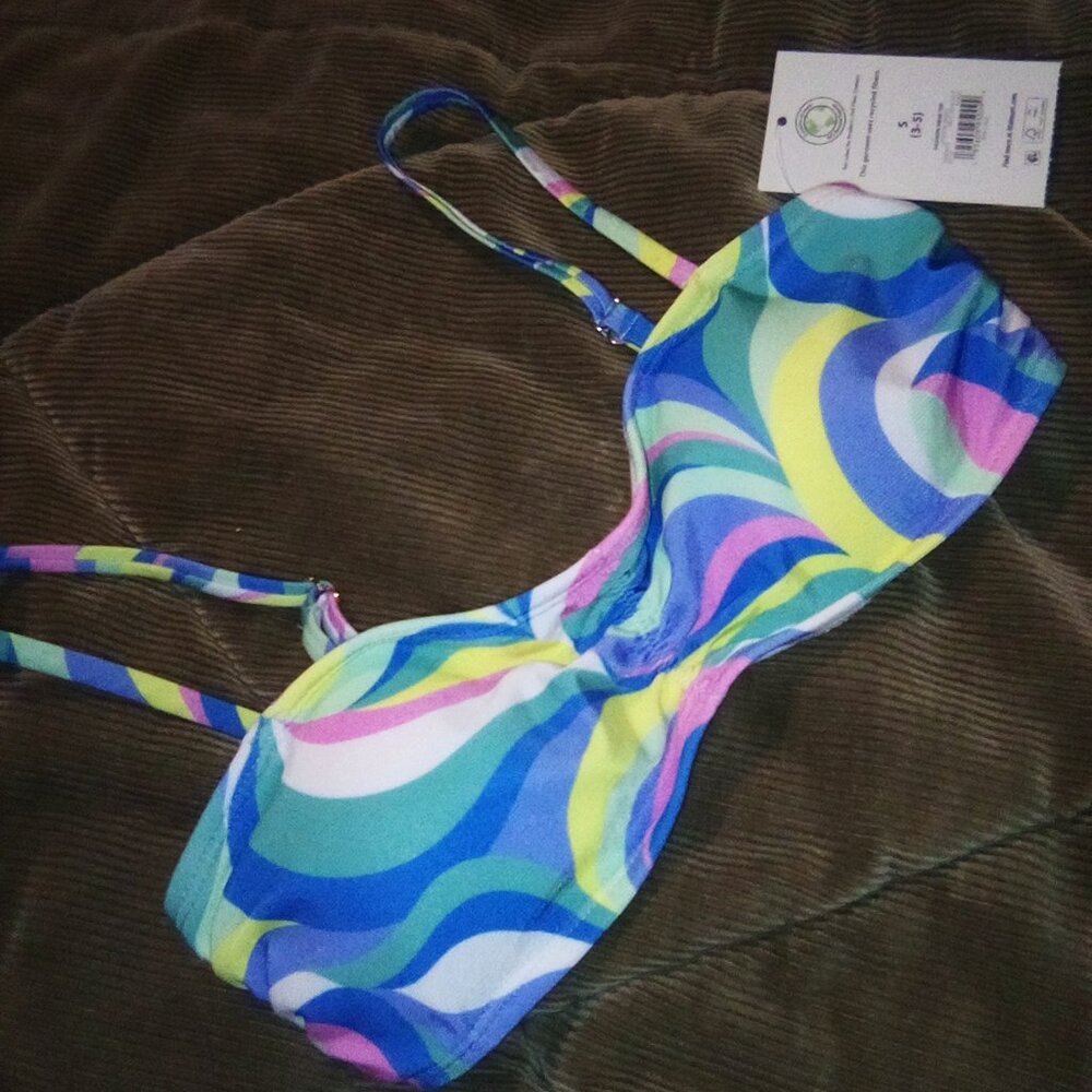 Bikini top or tube top when straps removed XS or S